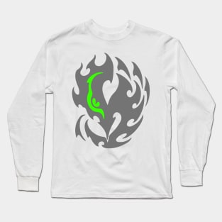 Single eye abstarct bird design Long Sleeve T-Shirt